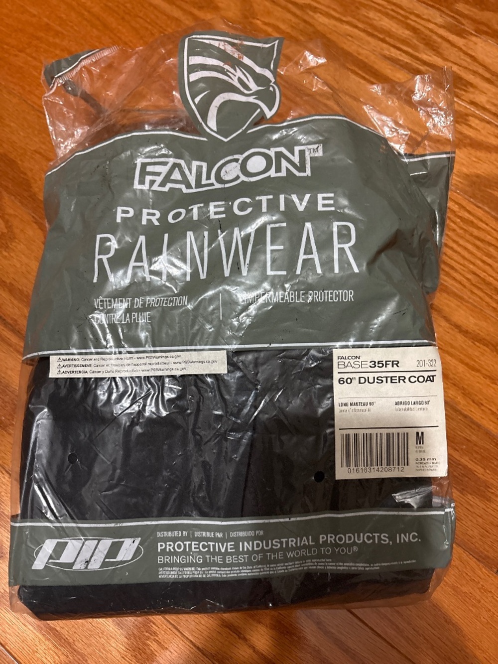 Falcon Protective Rainwear -NWT-package opened